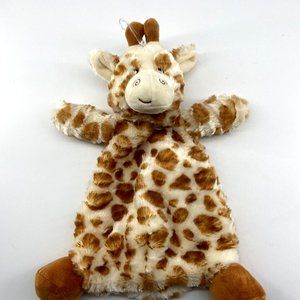 The Petting Zoo Giraffe Lovey Security Blanket Snugglerz Rattle Plush Toy